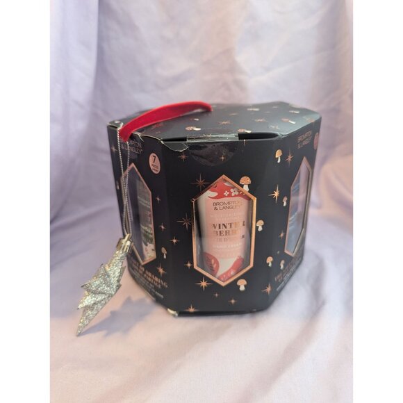 Brompton & Langley Hand Cream Set Winter Snow Cranberry Peppermint Pine Vanilla - Picture 9 of 9